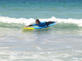 Surflessen in water